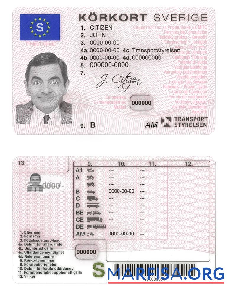 Printable Sweden DL (2009 2016) download for verification